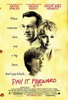 丝瓜视频《让爱传出去 Pay It Forward》免费在线观看